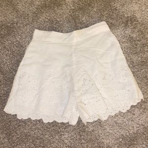 white summer shorts - never worn but too small